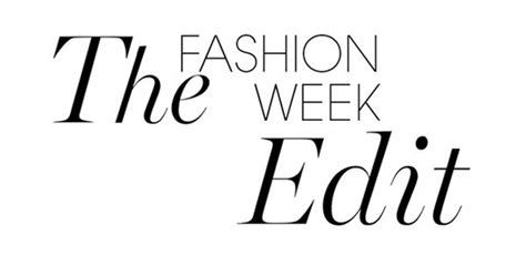 fashion week edit