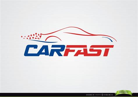 Logo fast car modèle logo automobile Image Vectorielle