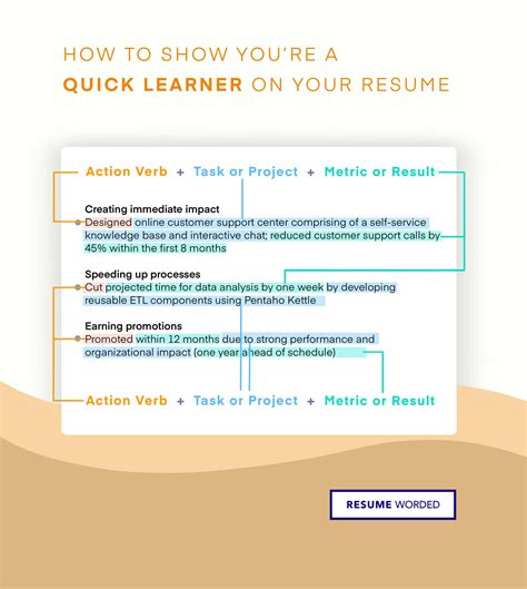 How To Say You're A Fast Learner On A Resume Resume Samples