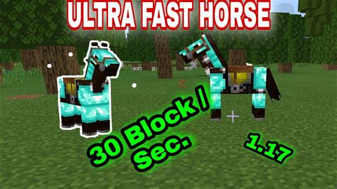 fast horses in minecraft