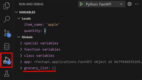fastapi visual studio code