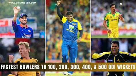fastest bowler to 100 odi wickets