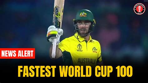 fastest century in icc cricket world cup