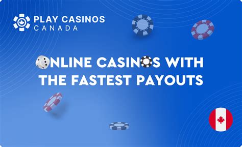fastest online casino withdrawal canada