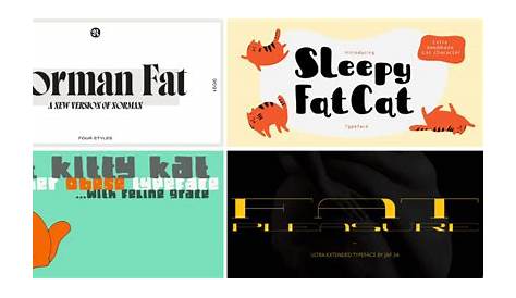Fat Fonts In Word FREE FAT FONT! On Behance