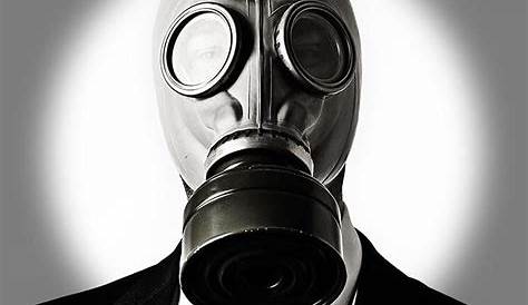 Man Wearing A Gas Mask Stock Photo - Alamy