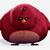 fat red angry bird