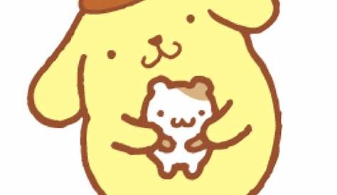 Fat Yellow Sanrio Character ดาวน์โหลดฟรี ภาพประกอบสุนัขสีเหลืองสติกเกอร์ 絵文字 Landry