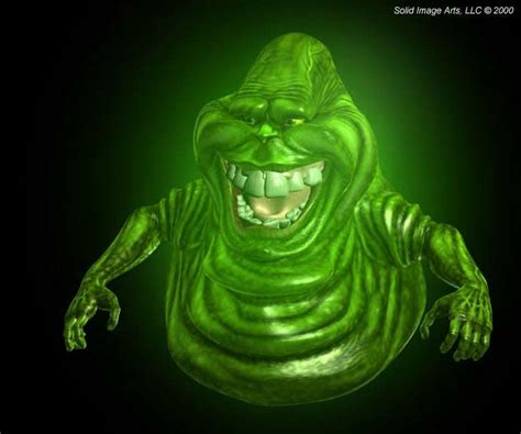 fat green ghost from ghostbusters