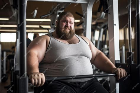Fat Guy In Workout Clothes
