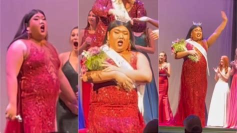 fat guy wins beauty pageant