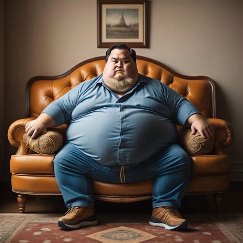 Fat Person On Sofa