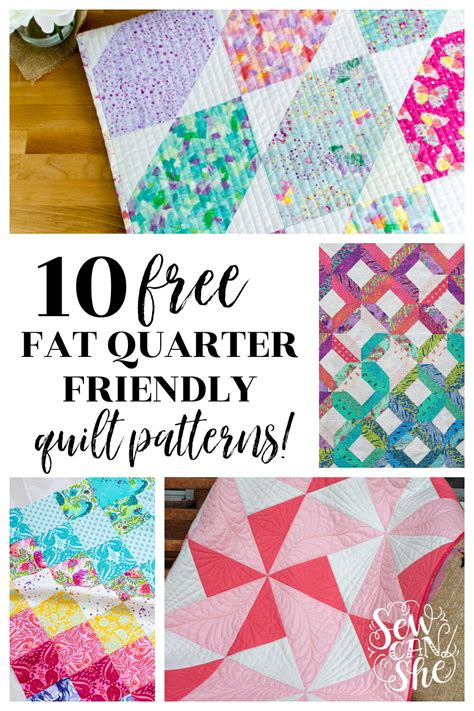 Fat Quarter Bundle Quilt Patterns