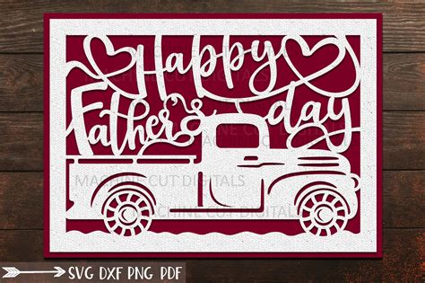 father's day card svg free