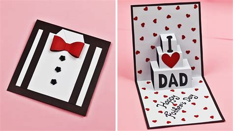 father's day cards diy pop up