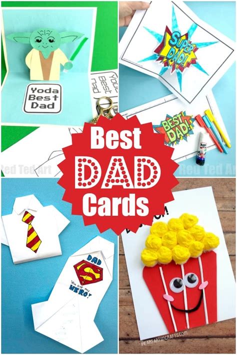 father's day cards for kids to make