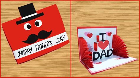 fathers day cards ideas for kids with pop up