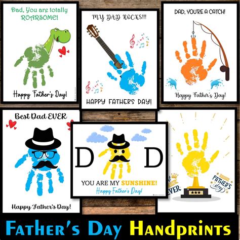 fathers day projects with handprints