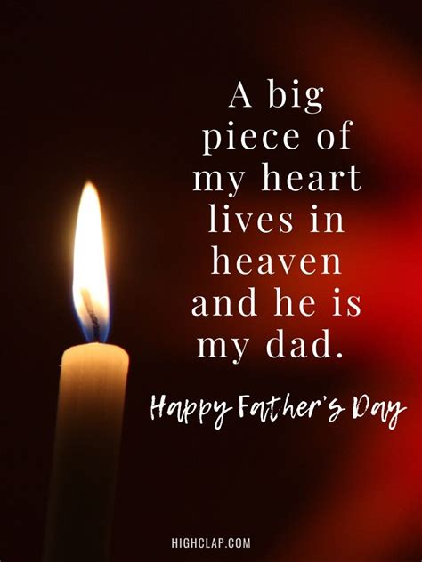 fathers day quotes from daughter in heaven