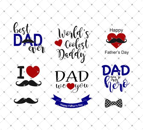 fathers day svg files free