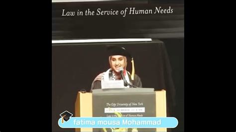 fatima mousa mohammed commencement speech