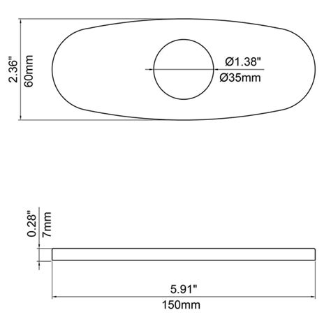 Faucet Deck Plate Sizes
