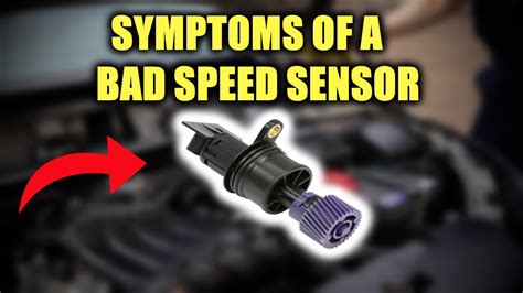 faulty transmission speed sensor symptoms