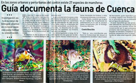 fauna y flora de cuenca