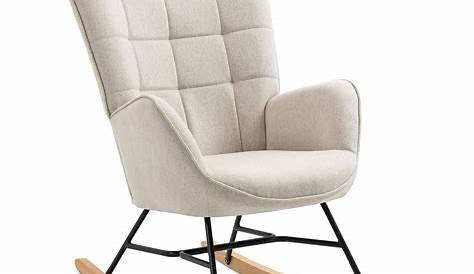 Fauteuil A Bascule Scandinave Gifi Chaise