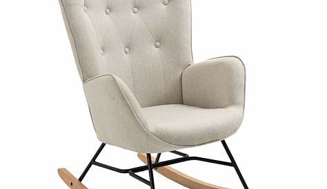 Fauteuil Bascule Scandinave MEUBLE COSY à Style Rocking Chair Style