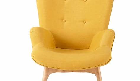 Fauteuil Jaune Maison Du Monde Vintage En Tissu Cosmos s