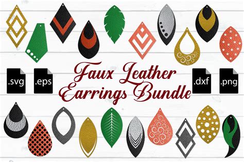 1725+ Free Faux Leather Earring Svg Free SVG Cut Files