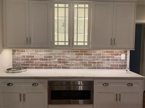 Faux Brick Wall Panels Backsplash