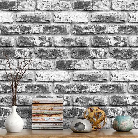 Faux Brick Wall Paper