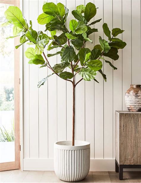 Faux Fiddle Leaf Fig Tree Small