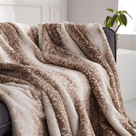 Faux Fur Throw Double Sided