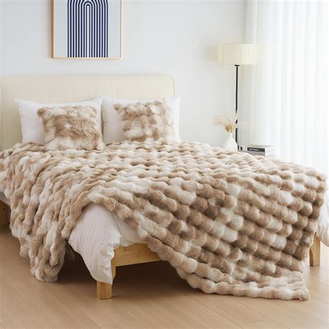 Faux Fur Throw For Bed