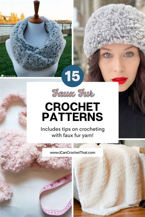 Faux Fur Yarn Hat Pattern