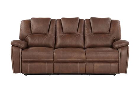 faux leather brown sofa