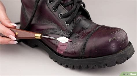 faux leather shose repair