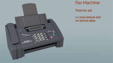 Fax Machine Cad Block