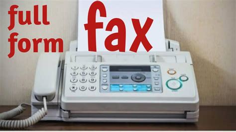 Fax Machine Kya Hai