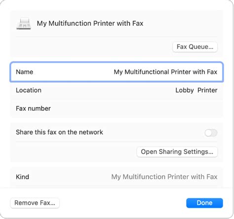 Fax Number On Printer