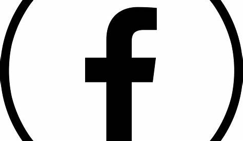 Download Facebook Logo Circle Black Transparent - Logo Fb Vector PNG