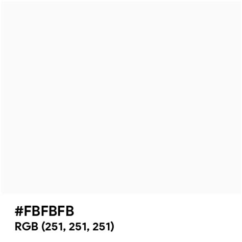 fbfbfb color code