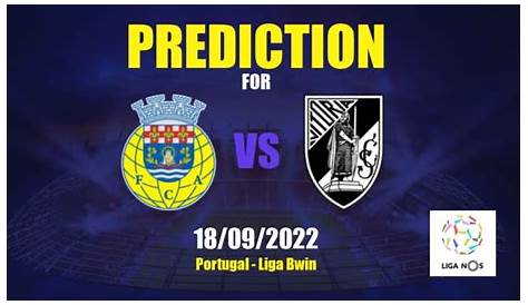 Prediction FC Arouca vs Vitória Guimarães: 18/09/2022 - Portugal - Liga