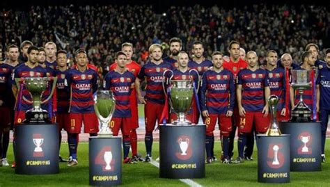 fc barcelona 2015 trofeos