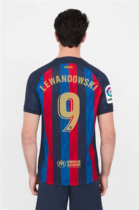fc barcelona home jersey lewandowski