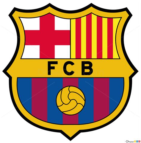 fc barcelona logo drawing