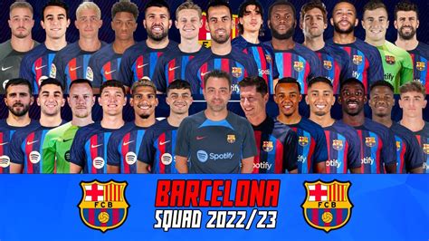 fc barcelona players 2022